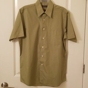 Men's Light Olive Green Arrow Dress Shirt